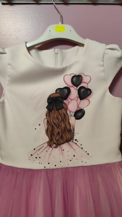 Рокля за момиче 140ръст и 122ръст