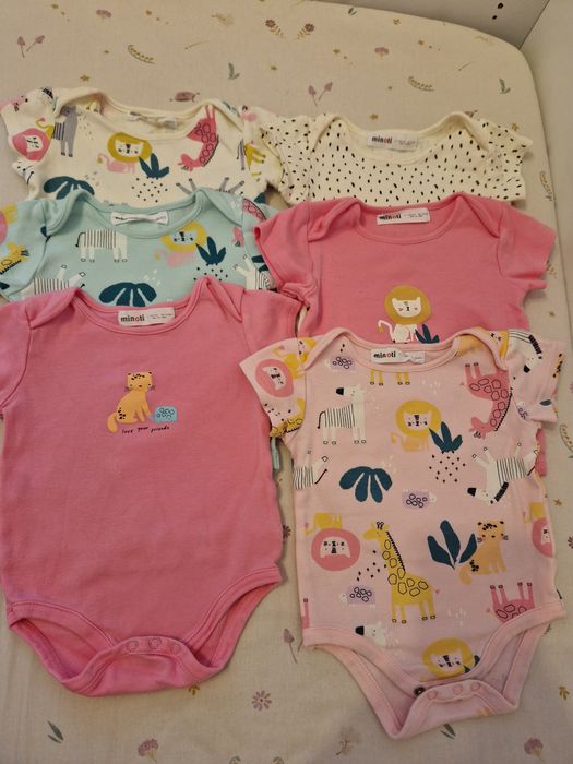 6 Бодита с къс ръкав Minoti