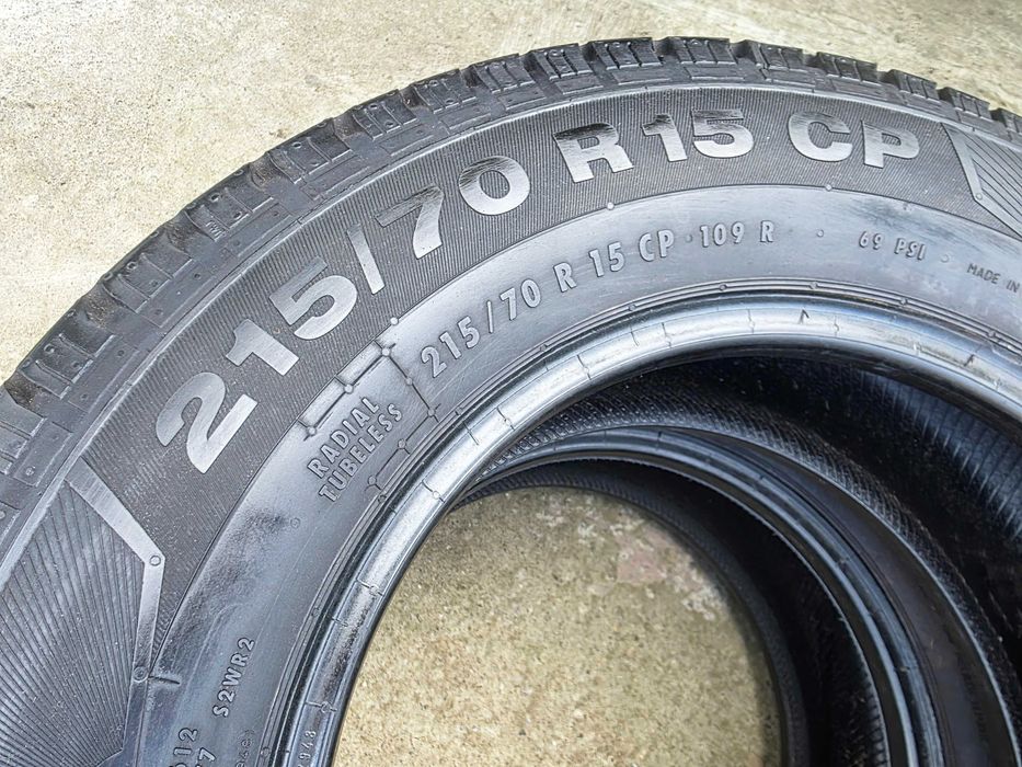 215 70 R15 CP Continental, 2 anvelope vara, profil 10 mm, import Germania , impecabile