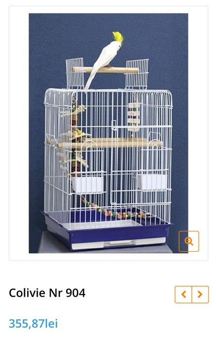 Vând cușcă / colivie papagali / păsări