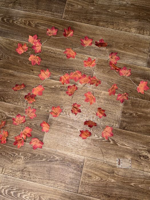 Гирлянда с листьями 3 метра