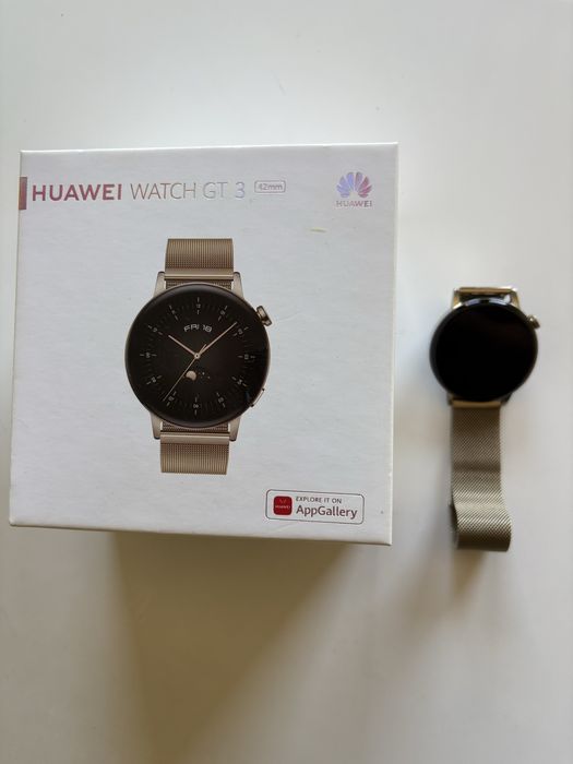 Продавам запазен дамски часовник HUAWEI WATCH GT 3 42mm