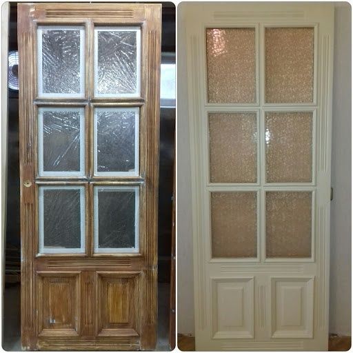 Покраска двери реставрация