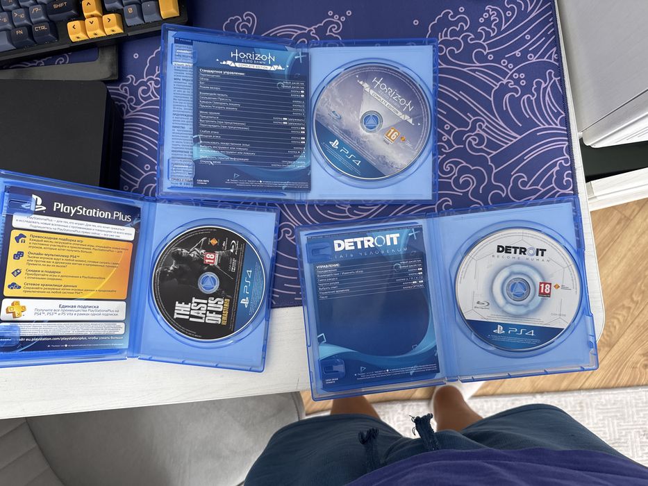 Ps4 продам 2 джостика 3 диска