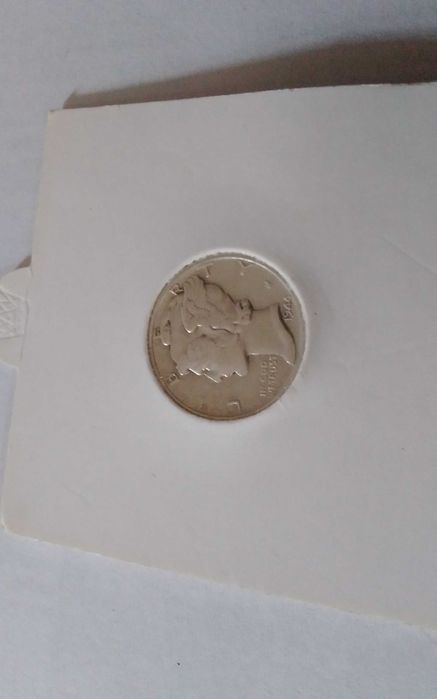 Дайм САЩ сребро 1944 година