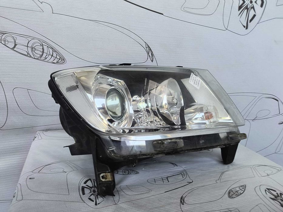Far Dreapta Uk Cu Lupa Jeep Compass 2011 Facelift / 2011-2016 Cod OEM 05182550AD (1E1)