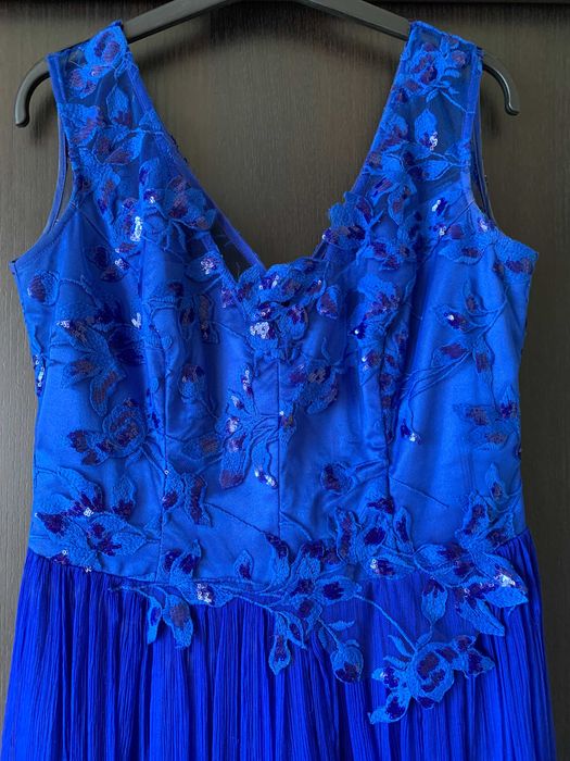 Rochie de seara, din matasa naturala, marimea 46