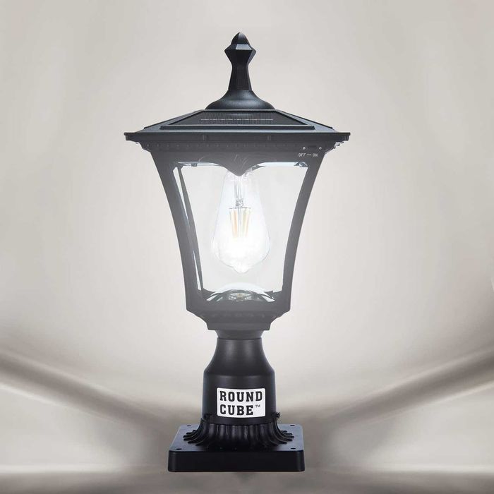 Външна градинска соларна лампа от лят алуминий