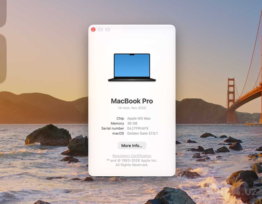 Apple MacBook Pro 14 M3 Max 36GB / 1TB SSD