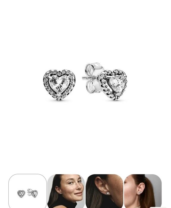 Сребърни обеци Pandora