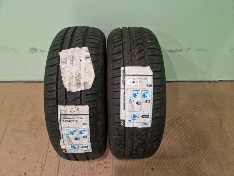 2 Pirelli 15 195/60/ 
нови летни гуми 
DOT1019