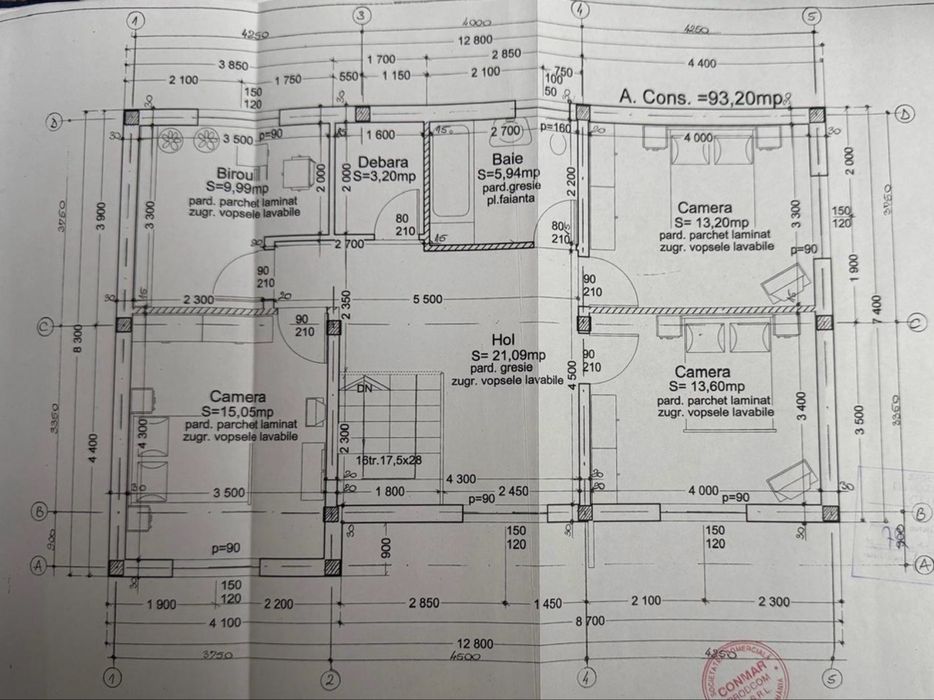 Casă 100 mp + teren 400 mp, Clinceni, la rosu – direct proprietar