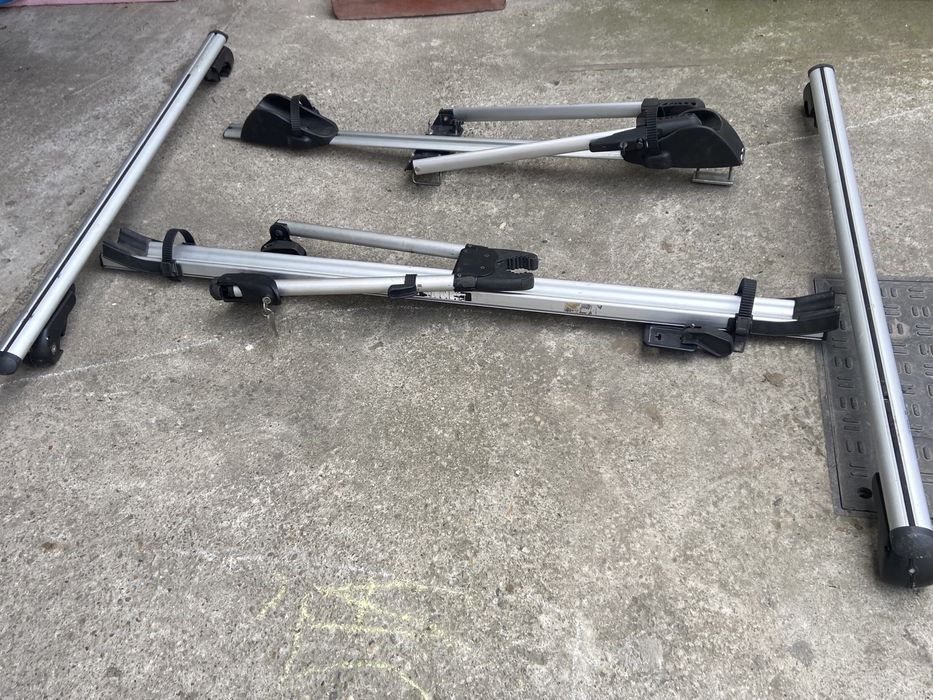 Suporti biciclete 2 bucati si bare transversale