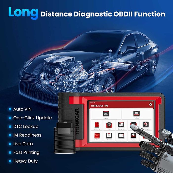 Tester auto profesional THINKCAR BiDirectional THINKTOOL PD8 in ROMANA