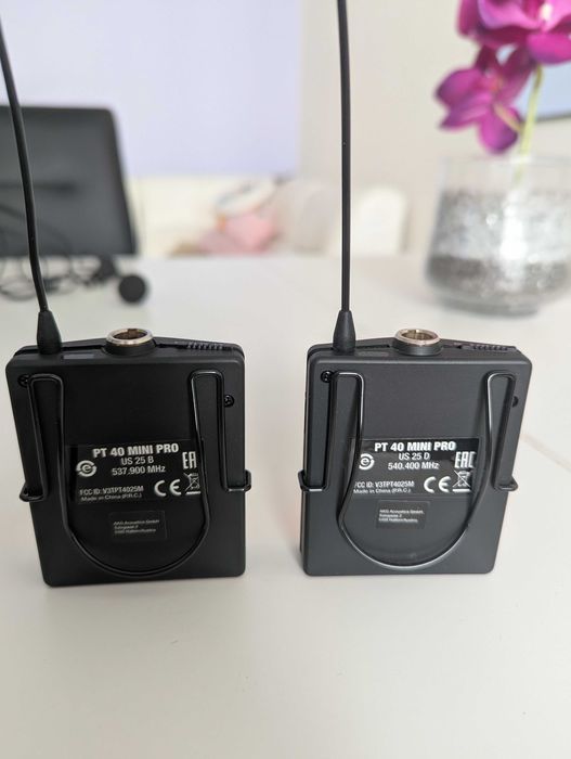 AKG WMS40 Mini2 + 2x PT40 Mini Pro + 2x AKG C544 headset микрофона