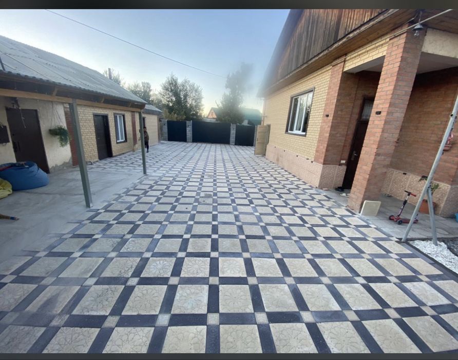 Укладка брусчатки