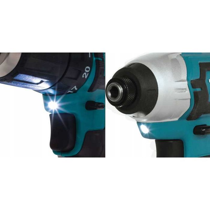 Комплект Makita CLX224X винтоверт DF333D, ударен винтоверт TD110D