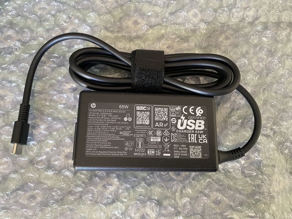 Alimentator incarcator universal USB-C laptop tableta telefon original HP putere 65W