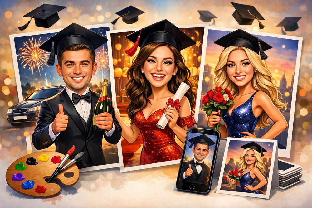 Карикатура с безплатна доставка