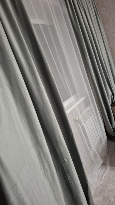 Штор набор. Велюр.