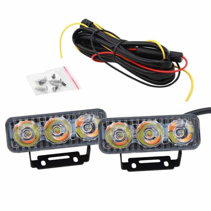 Дневни светлини с мигач - 1987 86x36x30мм