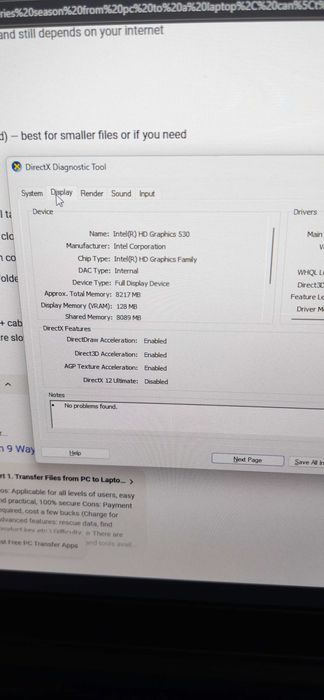 Laptop lenovo 16gb ram 4GB video