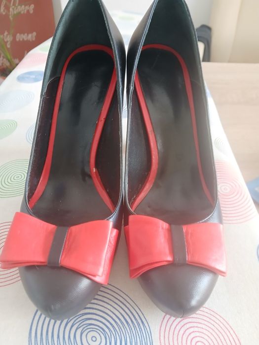 Pantofi din piele naturala exterior/ interior, nr 37