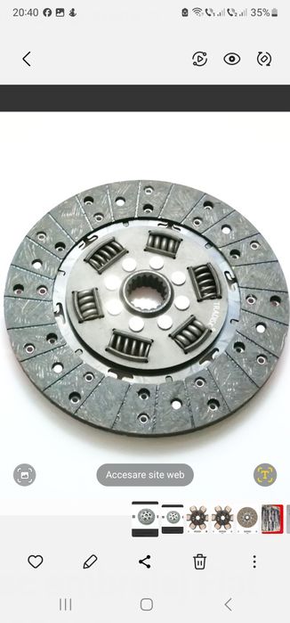 Disc ambreiaj tractor fiat 45-66, 45-66DT, 50-66, 50-66DT, 50-66S, 55-