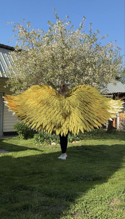 Крылья ангела золотые белые чернве красные  крылья бергута