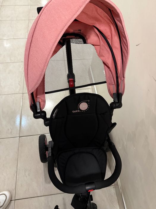 Сгъваема триколка Chipolino - Quick Fold, 360°, розова