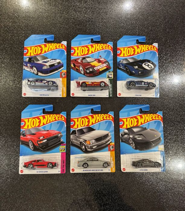 Hot Wheels Bugatti, Mclaren, Mercedes, Porsche, Premium