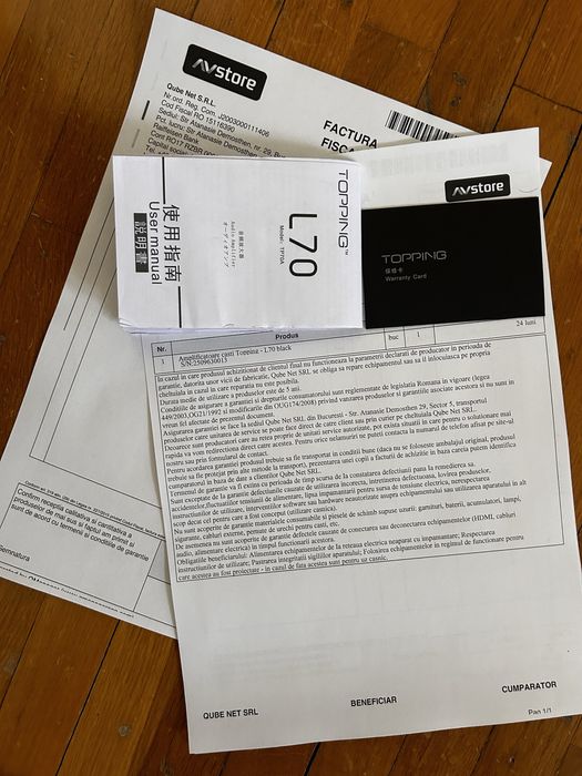 Amplificator casti / preamp stereo Topping L70