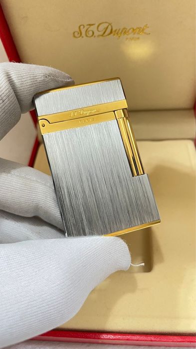 St dupont стоманена запалка