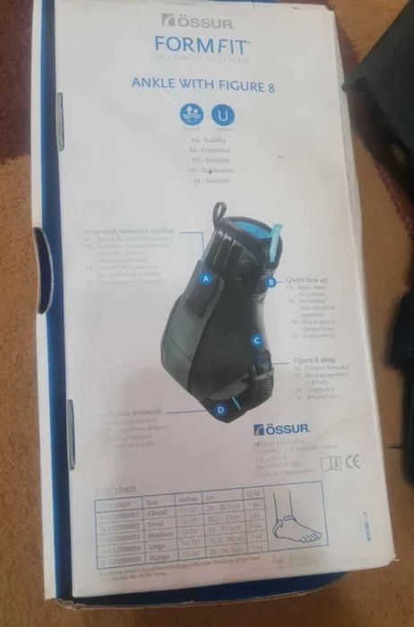 Orteza glezna/picior FORM FIT Ankle brace figure-8 straps