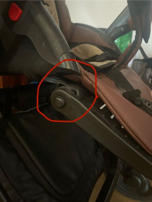 Cărucior Krausman Topaz lux maro 3 în 1 + cadou