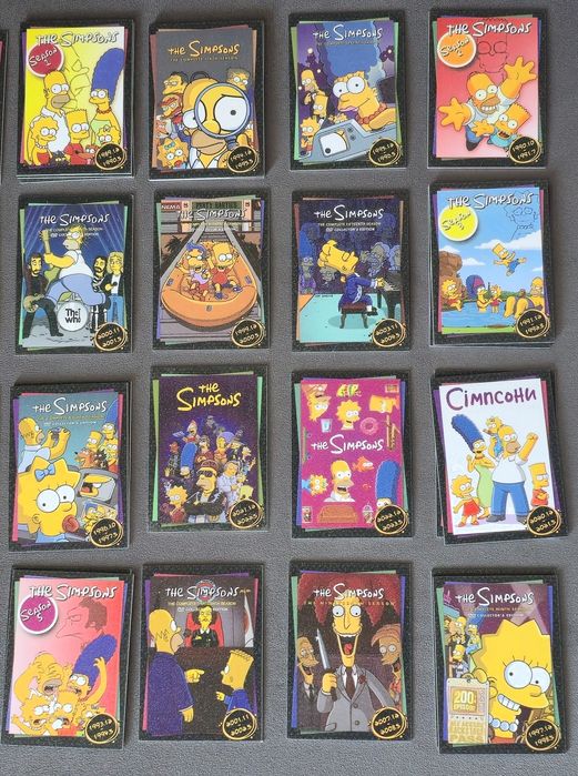 Коллекционные Карточки Симпсоны