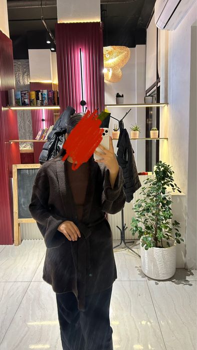 Кардиган коричневый