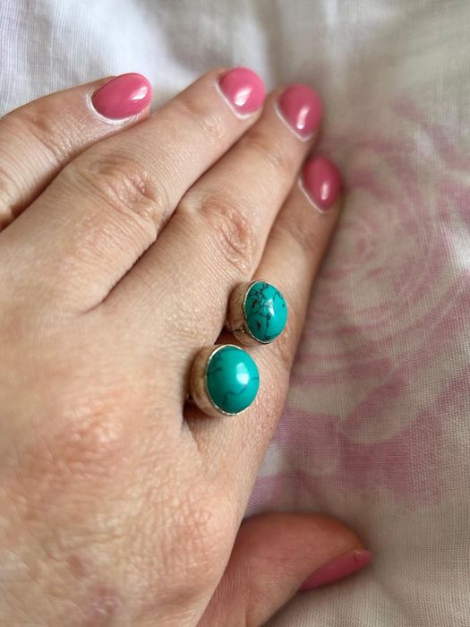 Бирюзовые серьги