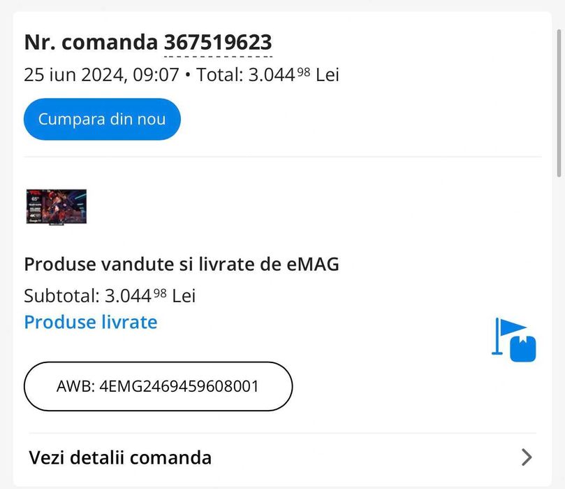 TCL QLED 164 cm Smart Google TV 144hz