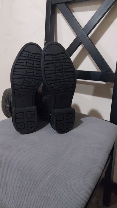 Сапоги женские кожаные