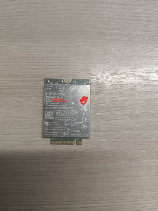 4G LTE модем M.2 Fibocom L860-GL-16 (Cat.16)