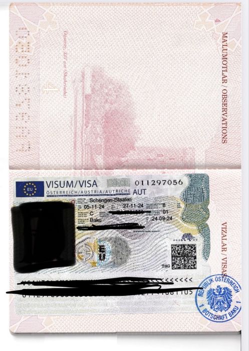 Виза в европу (шенген)