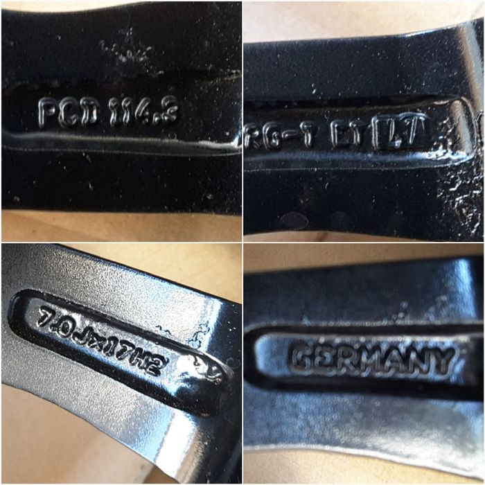 jante aliaj 17; 5x114,3;Toyota C-hr chr, Yaris Cross, Corolla Cross