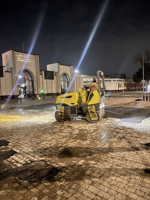 Каток аренда. Услуги трамбовки.Katok xizmati.основание и асфальт