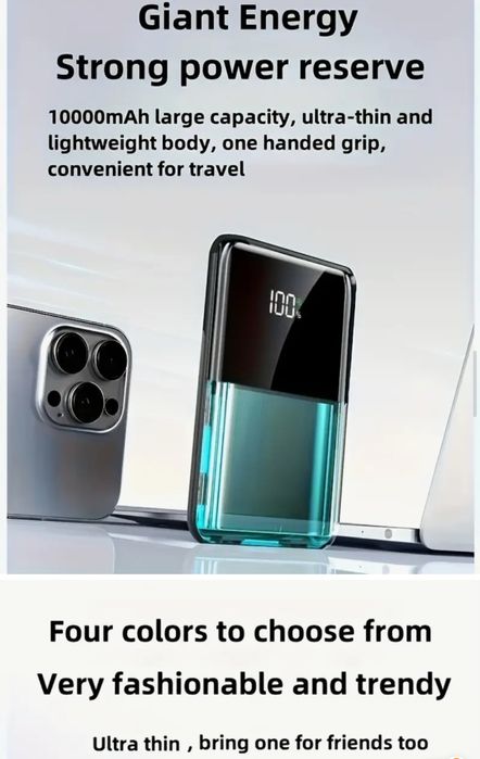 Power Bank / Външна преносима батерия 10 000mAh