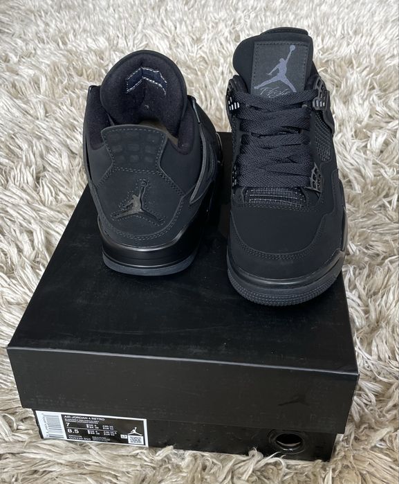 Air Jordan 4 Retro Black Cat Full Box Verificare Colet Marimi 35,5-45