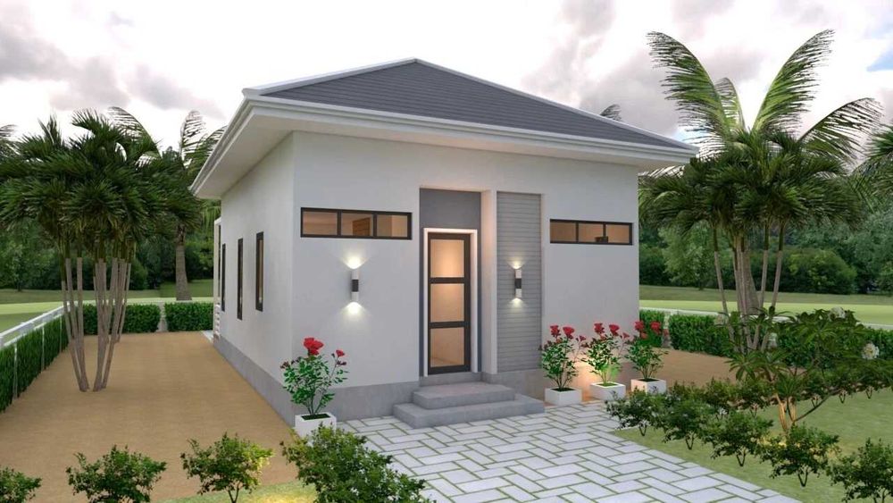 НА ИЗПЛАЩАНЕ - Луксозна сглобяема къща с 1 спалня, 48 кв. м