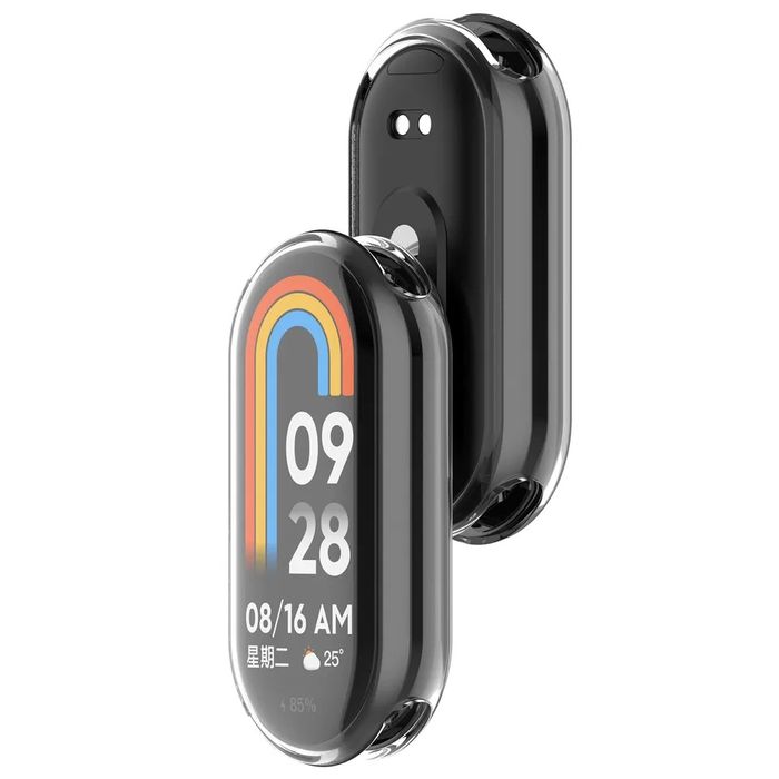Xiaomi Smart Band 9 8 / Pro / Мек TPU силиконов кейс с протектор