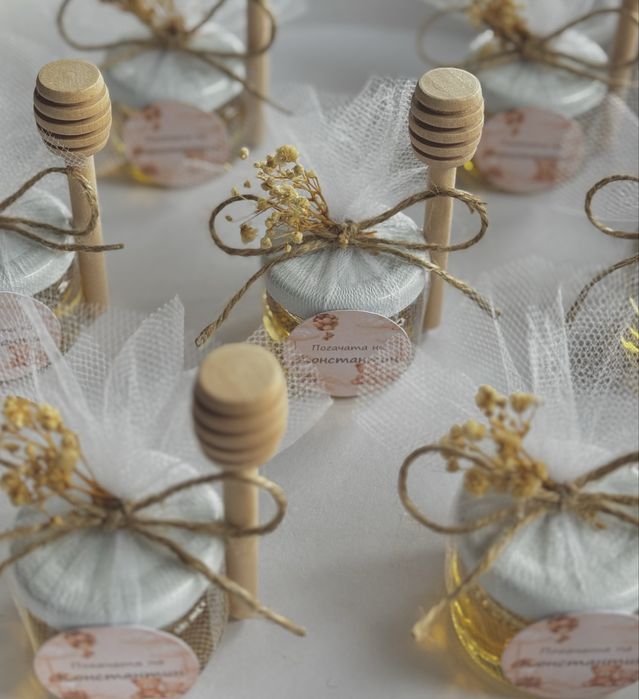 Подаръци за гости - сватба, кръщене, погача, рожден ден, юбилей, бал