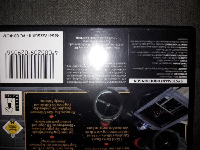 Star Wars: Rebel Assault II: The Hidden Empire 2 x CD-PC